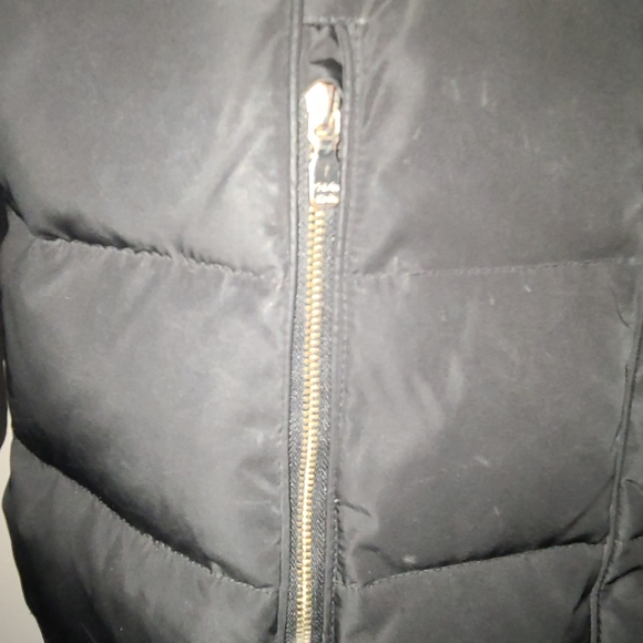 Calvin Klein Puffer Coat With Faux Fur Trim Hood - Picture 5 of 7
